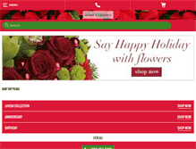 Tablet Screenshot of angiesflowers.com